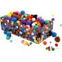 Pompons - couleurs mélangées - 200 g