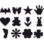 Poinons - Motifs du quotidien - 12 pcs