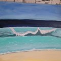 Image client Peinture acrylique Sennelier Abstrait 120ml - Noir de Mars (759)