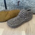 Image client Morceaux de cuir 1 kg - Marron