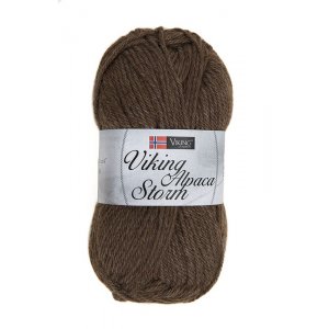 Fil Viking Alpaca Storm 50g - Gris marron (508) Fil Viking Alpaca Storm 50g - Gris marron (508)
