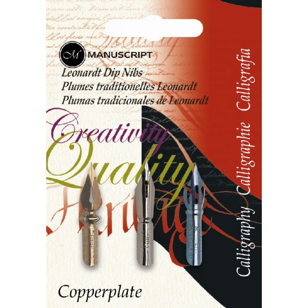 Pointes de calligraphie Stylos plongeurs - paquet de 3