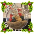 Image client Boule en plastique 160 mm - transparente séparable (PS)