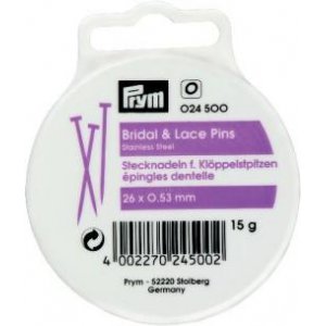 Epingles mariée et dentelle acier inoxydable 0,53x26 mm 15 g Epingles mariée et dentelle acier inoxydable 0,53x26 mm 15 g