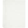 Feuille de transfert - blanche - pour textiles clairs et foncs - 12 feuilles