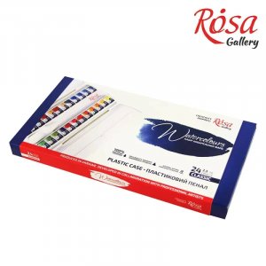 Coffret aquarelle ROSA Gallery - Bo�te plastique 24 x 2,5 ml