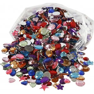 Strass - 5-15 mm - 1600 pcs Strass - 5-15 mm - 1600 pcs