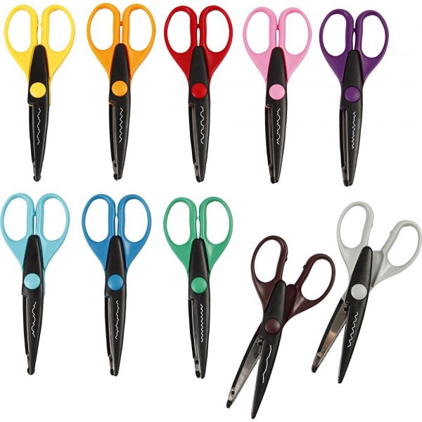 Ciseaux  motifs - 10 pcs