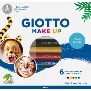 Crayon de maquillage Giotto pack de 6 - Classique Crayon de maquillage Giotto pack de 6 - Classique