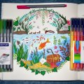 Image client Stylos à pointe fibre Triplus Color en étui 1mm - 10 stylos