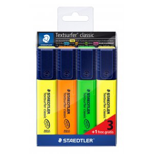 Stylo marqueur Textsurfer InkJet - 3 couleurs (4 stylos) Stylo marqueur Textsurfer InkJet - 3 couleurs (4 stylos)