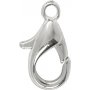 Mousqueton - argent - 100 pcs