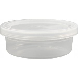Pot en plastique avec couvercle - 45 ml - 20 pcs Pot en plastique avec couvercle - 45 ml - 20 pcs