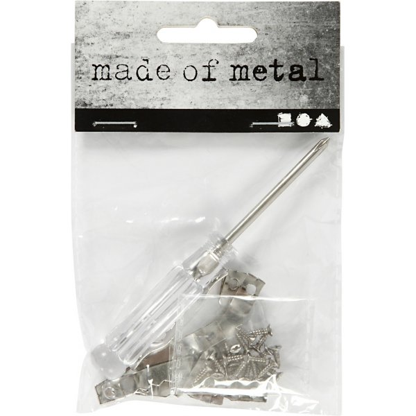 Raccords - argent - 10 pcs