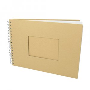 Album pour scrapbooking A 4 / 30 x 21,5 c - marron 25 pages rectangle découpé Album pour scrapbooking A 4 / 30 x 21,5 c - marron 25 pages rectangle découpé