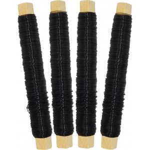 Fil métallique noir, paquet de 4 Fil métallique noir, paquet de 4
