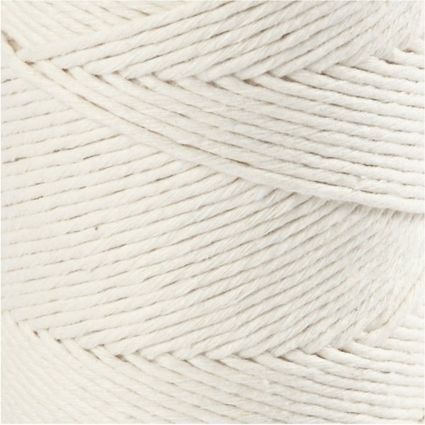 Fil macram - blanc cass - 2 mm - 198 m