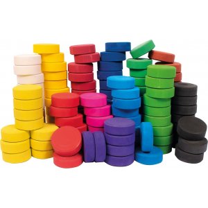 Rondelles de couleur Ø 55-57 mm 144 pcs Rondelles de couleur Ø 55-57 mm 144 pcs