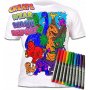 Colorie ton T-shirt - Dinosaures
