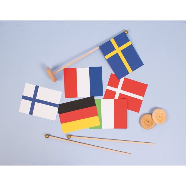 Mts de drapeau 12 pices