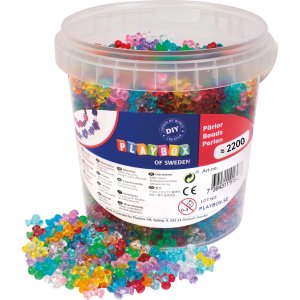 Perles d'hélice - transparentes - 2200 pcs Perles d'hélice - transparentes - 2200 pcs
