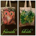 Image client Sac de transport coton 28 x 24 cm - anse courte naturel