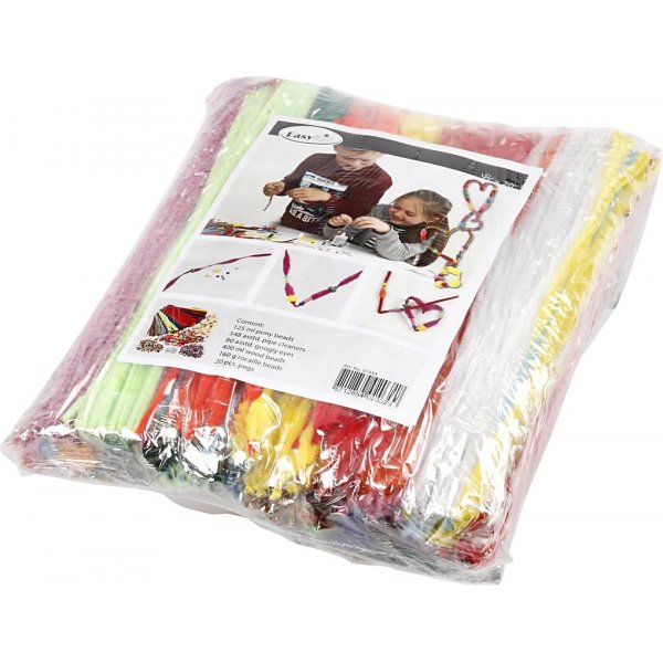 Amusez-vous avec les pinces et les cure-pipes - couleurs mlanges