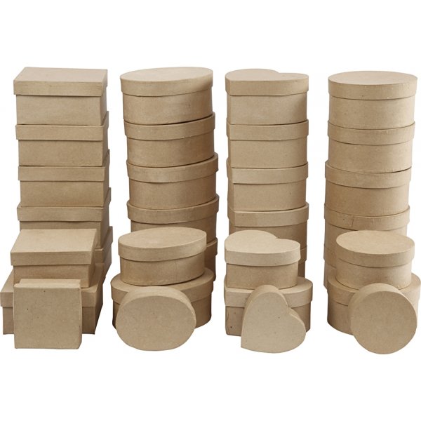 Cendres - papier mch - 72 pcs