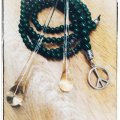 Image client Perles en bois 6 mm - vert foncé paquet de 110 diamètre trou 2,0 mm