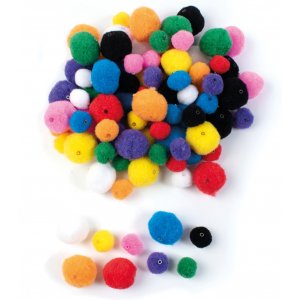 Perles pompons - 200 pcs Perles pompons - 200 pcs
