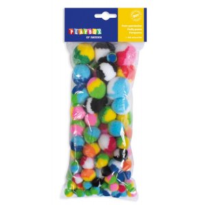 Pompon Multicolore - 100 pcs Pompon Multicolore - 100 pcs