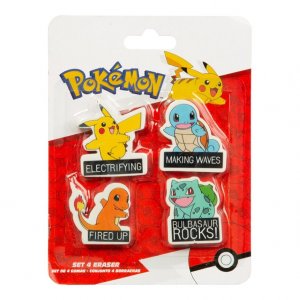 Pokémon - Gomme 4-pack Pokémon - Gomme 4-pack