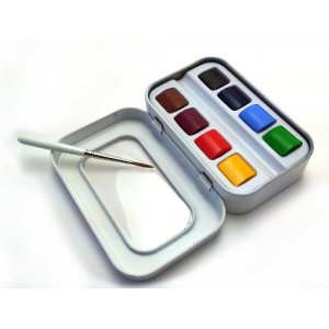 Coffret aquarelle Sennelier - 8 x 1/2 tasse Coffret aquarelle Sennelier - 8 x 1/2 tasse