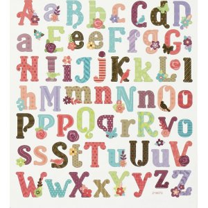 Autocollants - l'alphabet Autocollants - l'alphabet