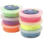 Silk Clay® - couleurs fluo - 6 x 14 g