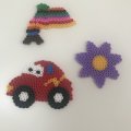 Image client Carrelage chien, voiture, poisson et fleur