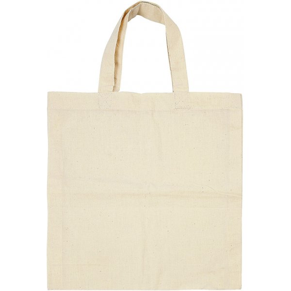 Sac textile - nature claire - 27,5x30 cm - 5 pcs