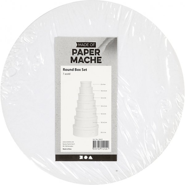 Botes rondes 7 en 1 - blanches