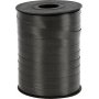 Cordon cadeau - noir - brillant - 250 m