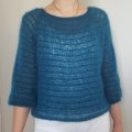 Image client Fil DROPS Kid-Silk Uni Color - 25g - P�trole (24)