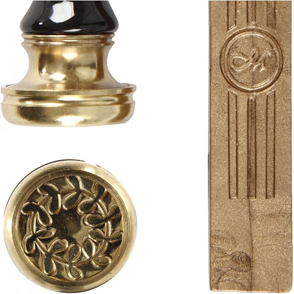 Vernis et sceau - or