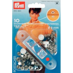 Bouton poussoir à rivet Mini laiton couleur argent 8 mm 10 pcs Bouton poussoir à rivet Mini laiton couleur argent 8 mm 10 pcs