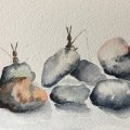 Image client Bloc Aquarelle Coll� Press� � Froid Arches 300g - A4