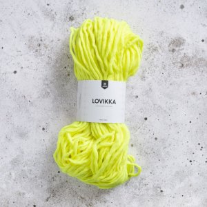 Fil Lovikka 100g - Jaune fluo Fil Lovikka 100g - Jaune fluo