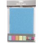 Caoutchouc dcoratif - couleurs mlanges - A5 - 5 pcs
