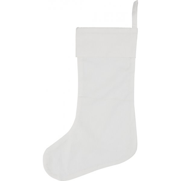 Chaussette de Noël en coton - blanc - 210 g Chaussette de Noël en coton - blanc - 210 g