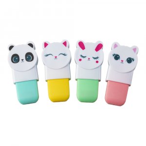Pack de 4 surligneurs - Animaux mignons Pack de 4 surligneurs - Animaux mignons