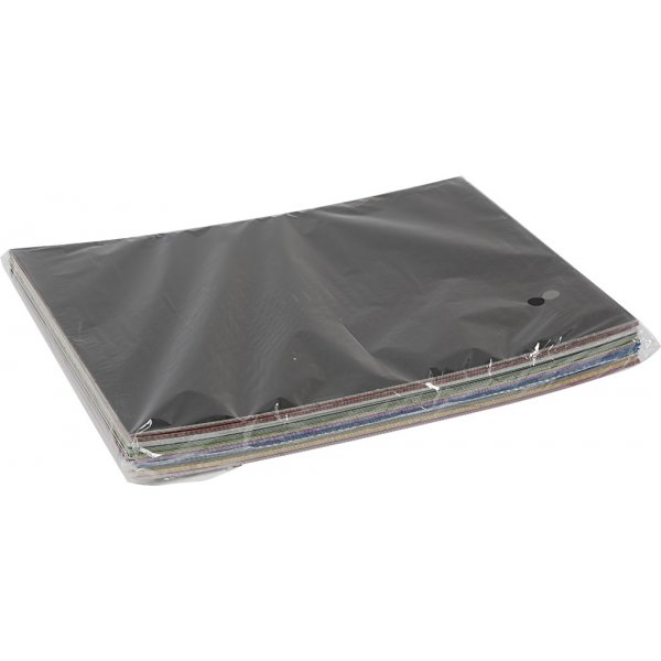 Carton paillet - couleurs mlanges - A4 - 50 feuilles