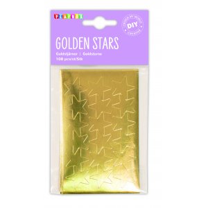 Étoiles dorées 108 pcs 25 mm Étoiles dorées 108 pcs 25 mm