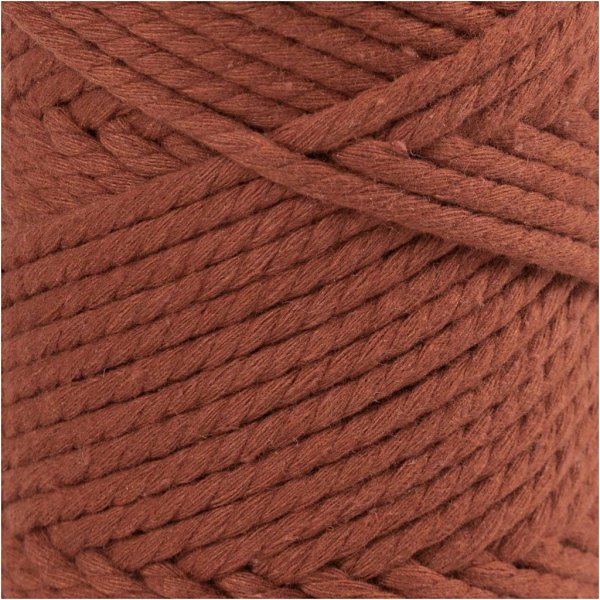 Fil macram - orange brl - 4 mm - 55 m